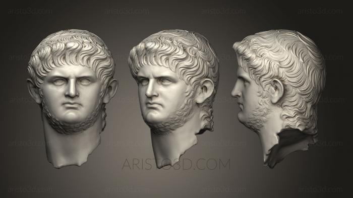 Busts and heads antique and historical (BUSTA_0106) 3D model for CNC machine